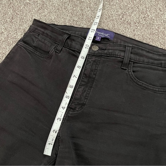 NYDJ Not Your Daughter’s Jeans Designer Black High Rise Slim Boot Jeans Size 8 - Picture 7 of 8
